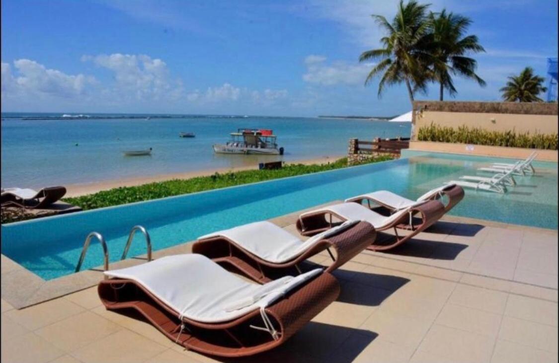 Barra Bali Ap 06 - Paraiso A Beira Mar Barra de São Miguel Exterior foto