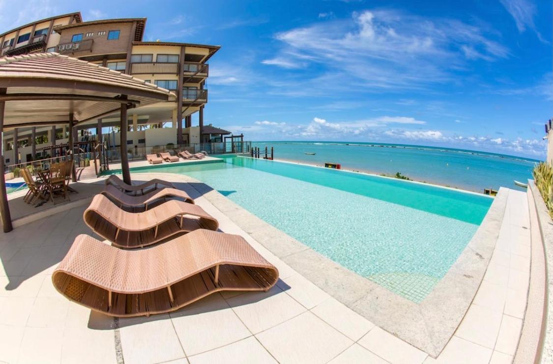 Barra Bali Ap 06 - Paraiso A Beira Mar Barra de São Miguel Exterior foto
