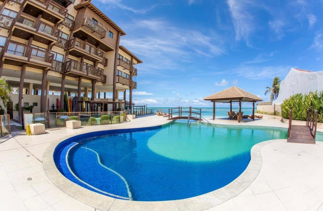 Barra Bali Ap 06 - Paraiso A Beira Mar Barra de São Miguel Exterior foto